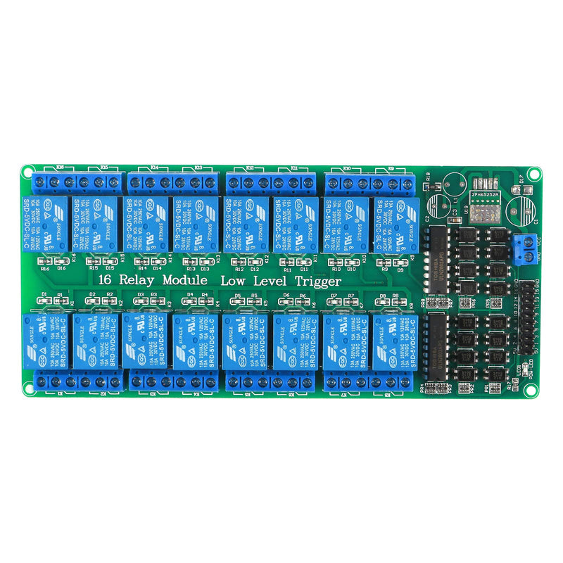 16 Channel DC 5V Relay Module with Optocoupler Low Level Trigger Expansion Board for Smart Control Switch
