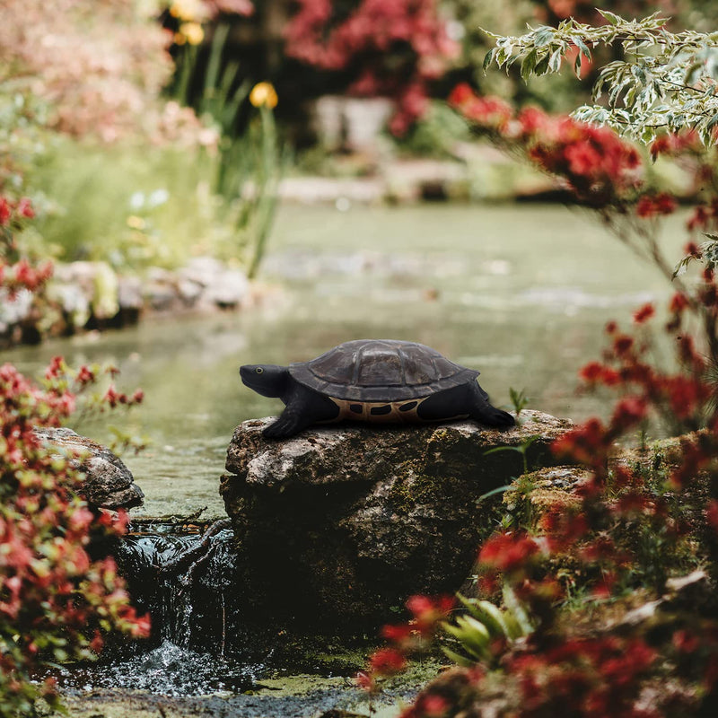 Spare Key Hider Turtle Shape Garden Decoration Safe Holder for Outdoor Yard Large Size Design (3.8×5.7×1.6 inchs)