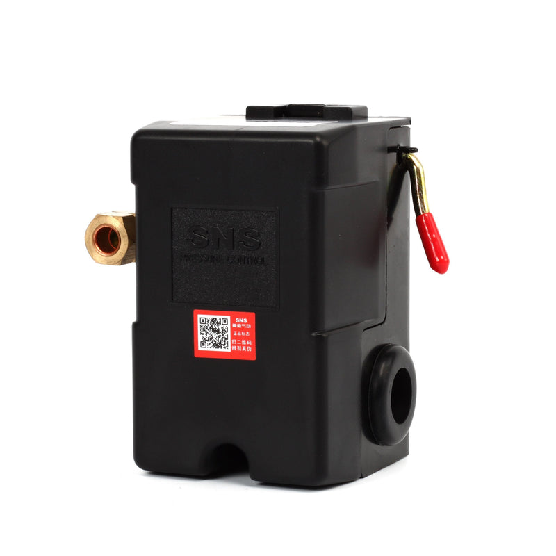 SNS Pressure Switch Control 95-125psi 1 Port Heavy Duty 20 Amp for Air Compressor PS10-1H1