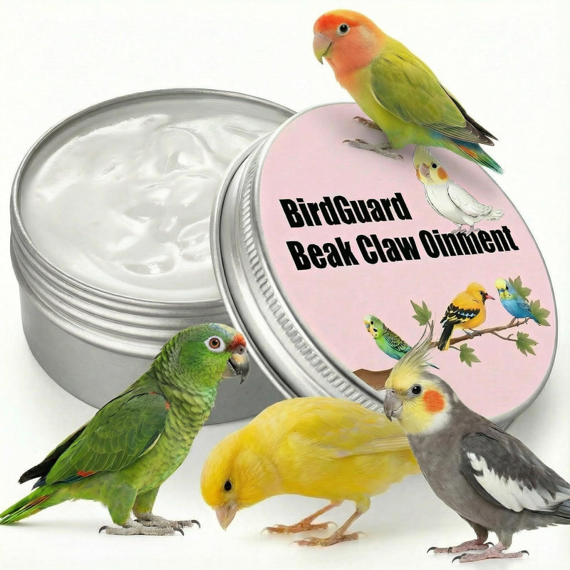 Bird Beak Care Balm & Parrot Foot Moisturizer, Hydrating Oil for Dry Cracked Beak & Skin, Bird Grooming Supplies for Parakeet, Cockatiel, Conure
