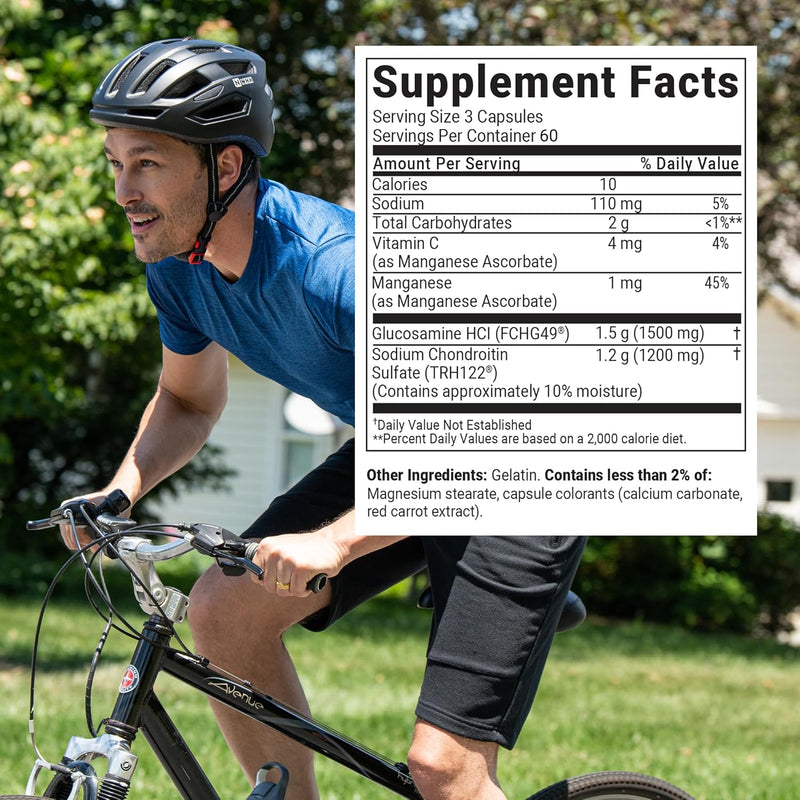 Cosamin DS #1 Researched Glucosamine & Chondroitin Joint Health Supplement, 180 Capsules