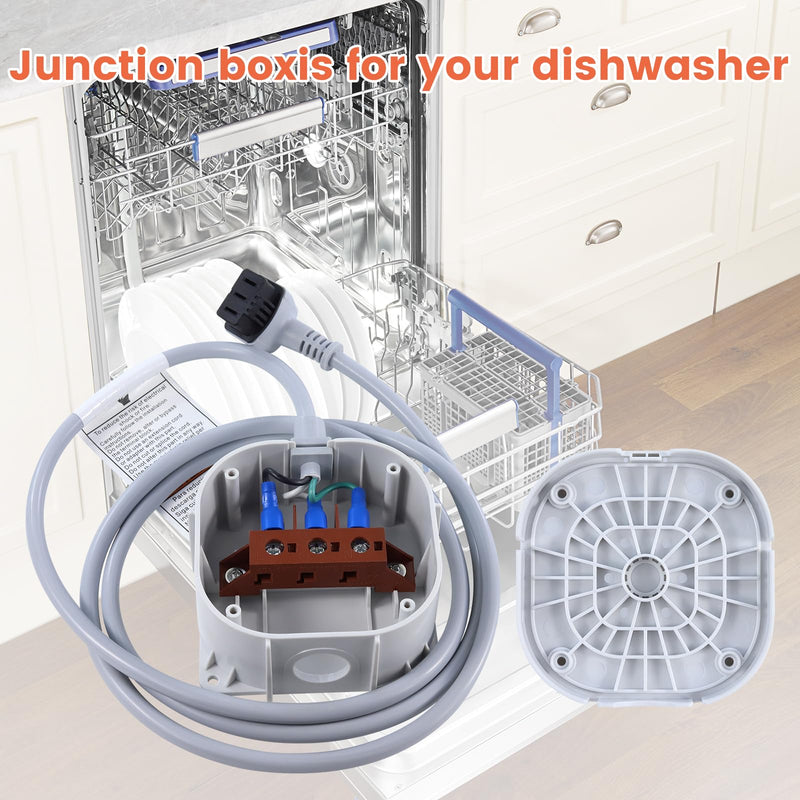 11031987 00648123 Dishwasher OEM Junction Box Kit Replaces 752018 | Replaces 11031987 00648123 00752018 648123 752018. Original OEM dishwasher junction box kit for secure and safe connections.
