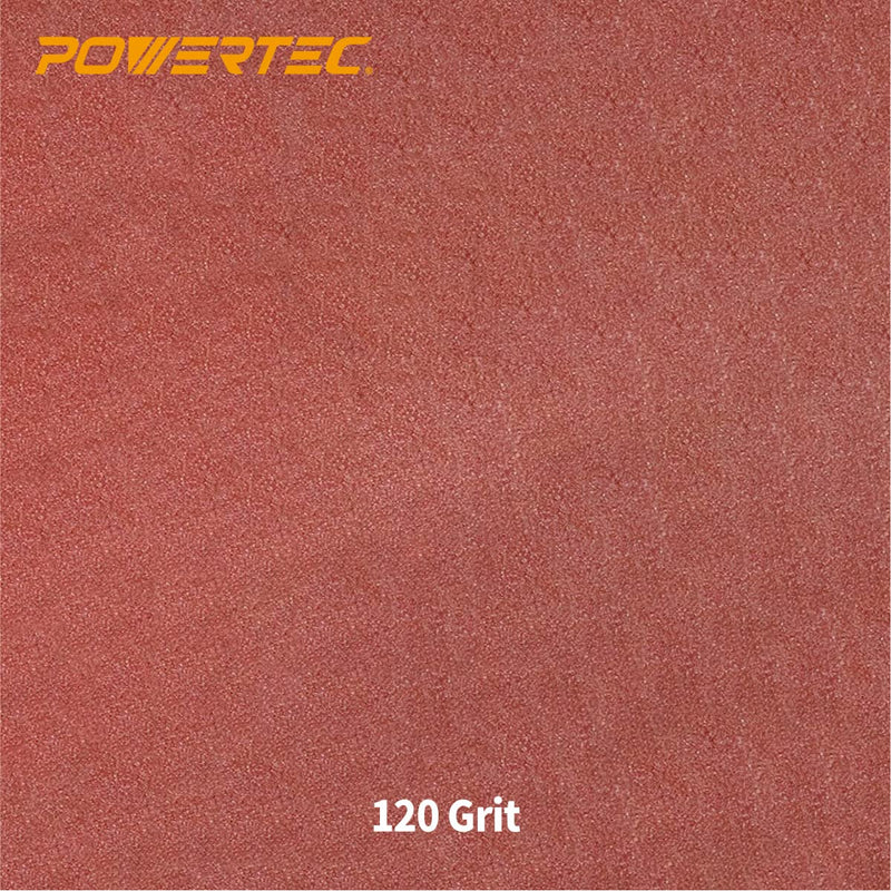 POWERTEC 11215 4.5 Inch Sanding Sleeves for Spindle Sander | 120 Grit | Aluminum Oxide Sandpaper Diameter 3 Inch (Pack of 3)