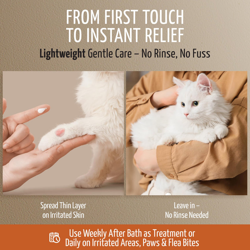 Tauro Pro Line Dog Itchy Skin Relief Cream – Dog Moisturizer for Dry, Itchy Skin – Soothes Itching & Rashes, Gentle for Cats & Puppies (Derma Care 2.5 Fl Oz) Itch Relief Cream