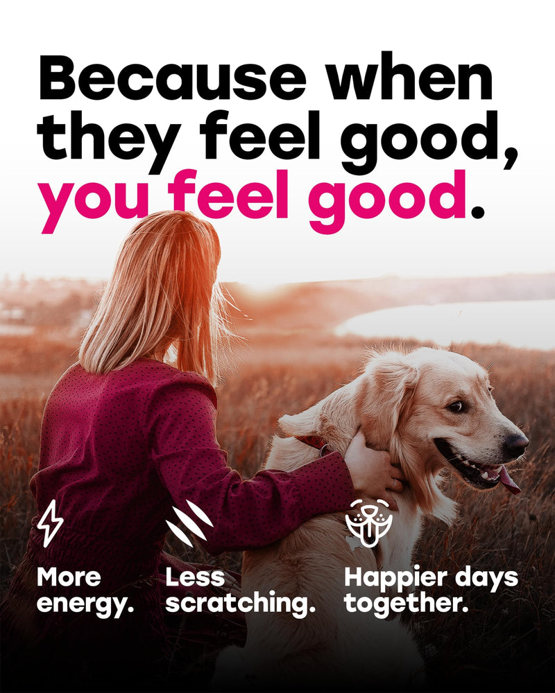 Dog Multivitamin & Probiotic Bundle – Daily Vitamins & Digestive Support Chews – Supports Gut Balance, Digestive Comfort, Skin, Coat, Immune & Joint Health – All Breeds, Puppies, Seniors 140+140 Chews