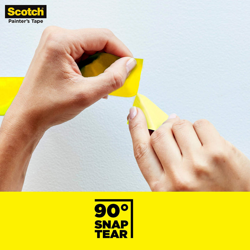 Scotch Exterior Painter's Tape, 1.41 in x 45 yd, Waterproof Masking Tape For Exterior Surfaces, Can Handle Wind, Rain, Humidity & Direct Sunlight, Bonds Aggressively, 1 Roll (2097-36EC-XS) 1.41" Width