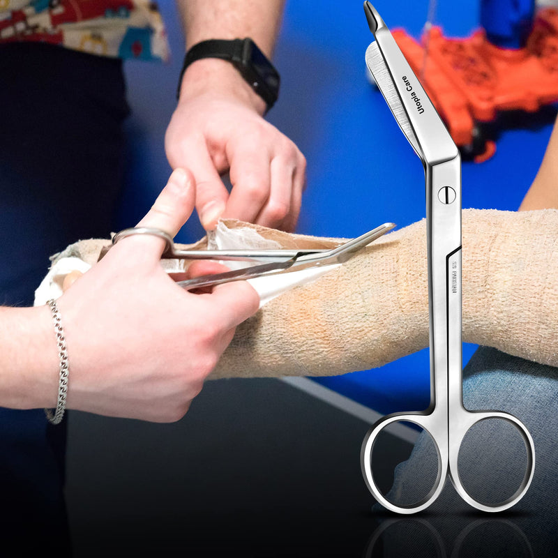Utopia Care Medical Scissors - EMT and Trauma Shears - 5.5 Inch Nursing and Surgical Scissors - Stainless Steel Bandage Scissors for Nurses (Silver) 5.5 Inches Silver 1