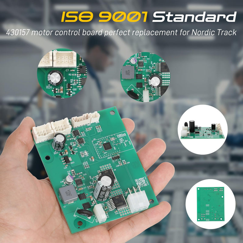 430157 Motor Control Board Replacement for Nordic Track S22I S15I S10I C22I S27I SE9I X24 Studio Cycle Exercise Bikes, 430146 Compatible Controller for Select Elliptical Machines