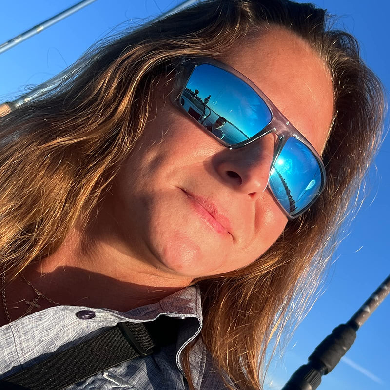 KastKing Huzzah Polarized Sport Sunglasses for Men and Women, Ideal for Driving Fishing Cycling and Running,UV Protection Frame: Gloss Tal Brown /Lens: Chartreuse Mirror