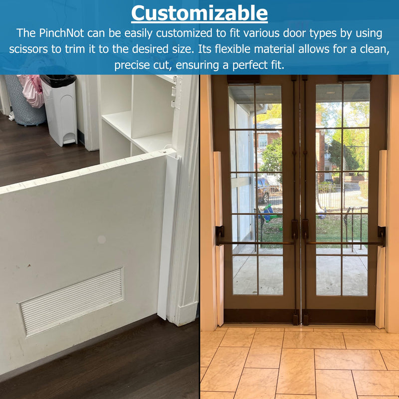 Cardinal Gates PinchNot 180 Degree Door Pinch Guard for Kids Safety-Door Hinge Protector for Babies-CSP30-Door Finger Pinch Shield for Front and Rear Side of Doors-Child Proof Jamb-Made in USA