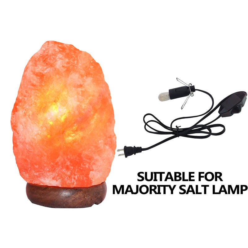 Himalayan Salt Lamp Cord and Bulb with Dimmer Switch,Original Replacement Cord Bulb for Salt Rock Lamps,UL Certified Cord 6 ft