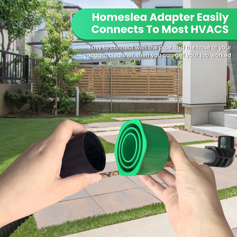 AC Drain Line Unclogger Adapter, A/C Pipe Drain Line Cleaner Tool Green