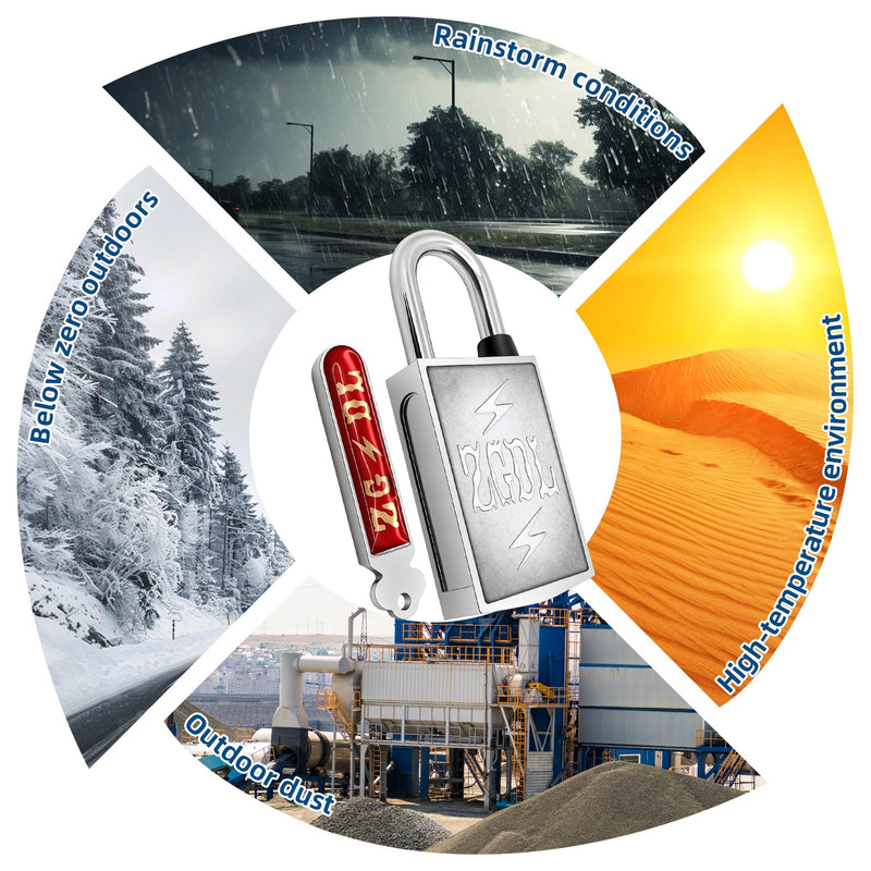 Keyless Hole Magnetic Padlock， 30mm Outdoor Weatherproof Lock， Waterproof Rust Proof Anti-Pry Combination Lock for Gates， Sheds， Toolbox， Fence， Cabinets & Storage