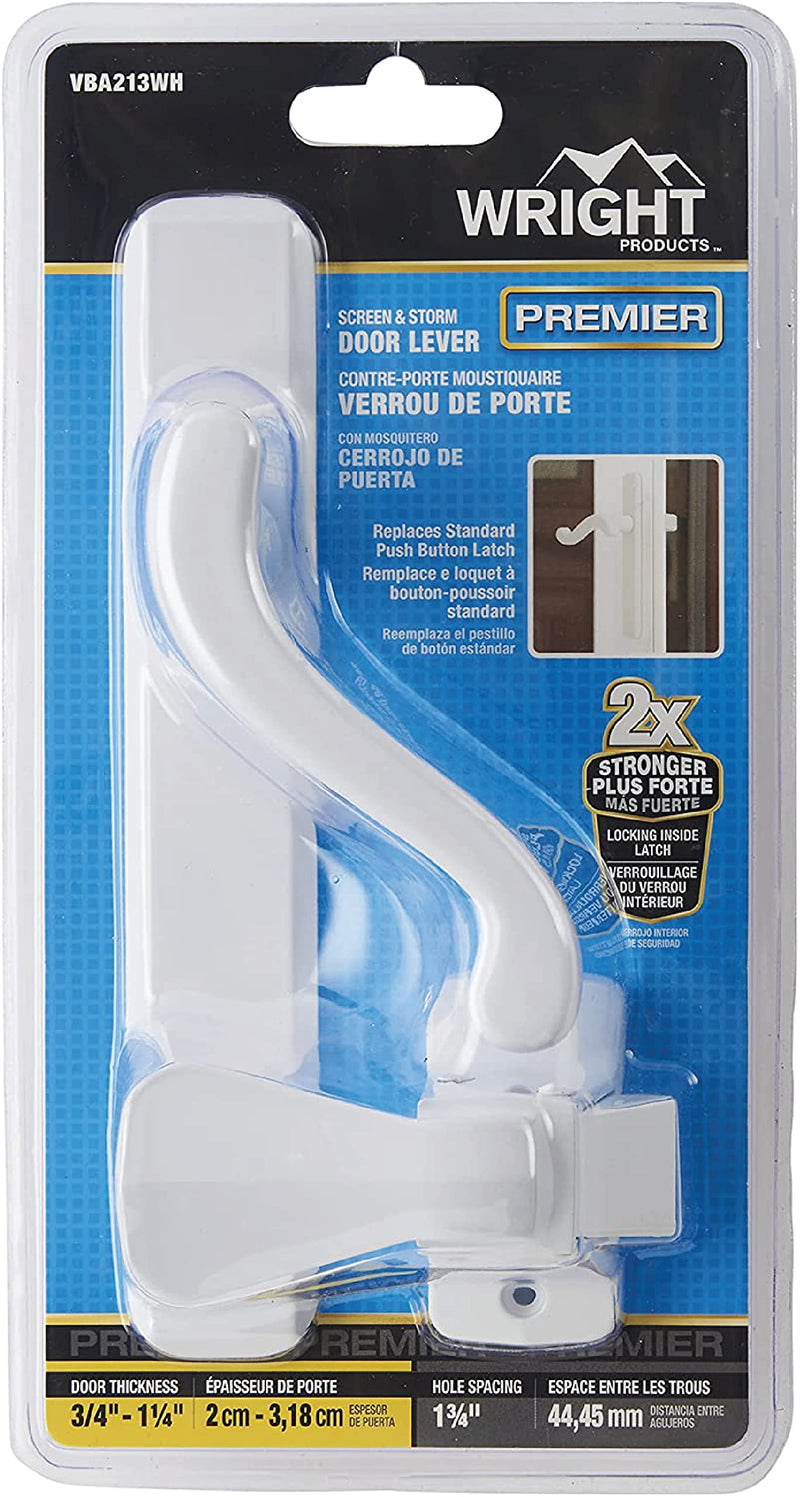 Wright Products VBA213WH Bayfield Surface Latch, White
