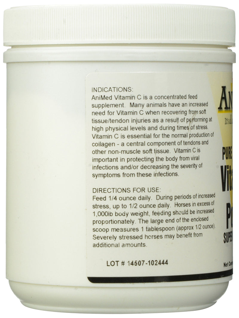 AniMed Vitamin C Pure 1# Jar 90180 - PawsPlanet Australia