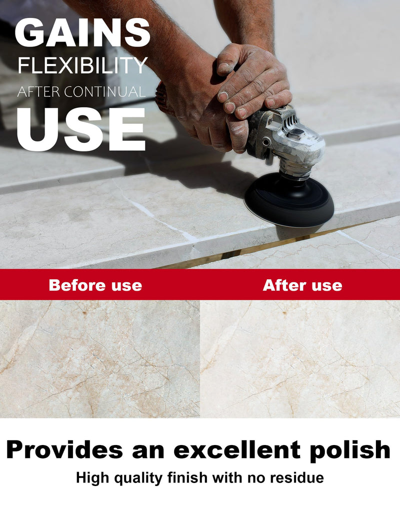 Casaverde 3 Step Diamond Polishing Pads 4 Inch Dry or Wet for Granite Marble 3-step polishing pads
