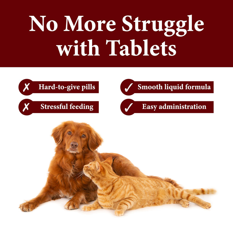 No More Tapeworms in Cats and Dogs- Dewormer for Cats and Dewormer for Dogs - Vanilla Flavour with 3ml Dropper (120ml Vanilla) 120ml Vanilla