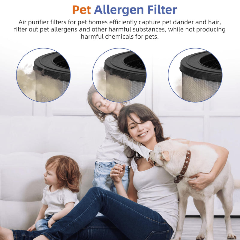 A231 A230 Replacement Filter O for Winix A230 and A231 Air Purifier,3 in 1 H13 True HEPA High-Efficiency Activated Carbon Filter.Compare to Part # 1712-0110-00, 1712011000,2 Pack