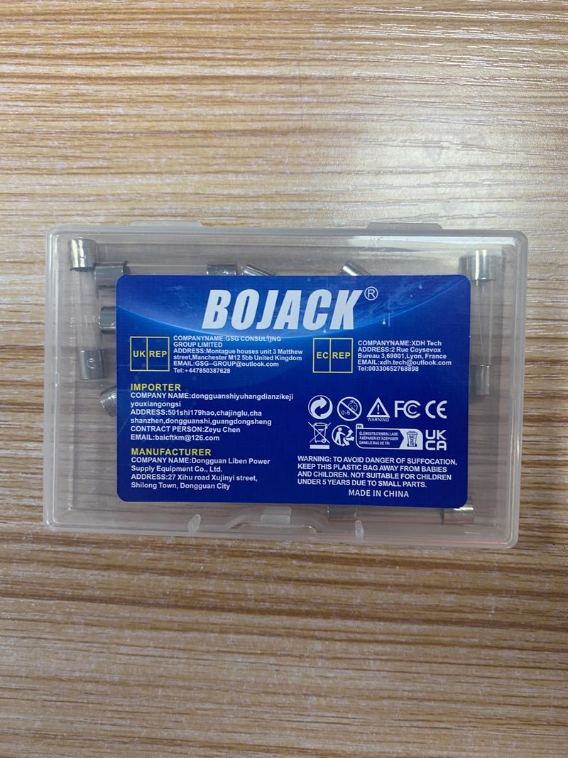 BOJACK 5x20mm 3 A 3 amp 250 V 0.196x0.787 Inch F3AL250V Fast Blow Glass Fuses(Pack of 20 Pcs) F3A