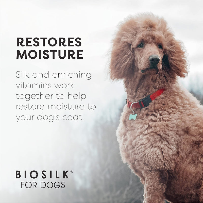 BioSilk Grooming Kit - Includes Silk Therapy Dog Detangling Shampoo, Conditioning Spray, and Pin Brush - Restores Moisture - PawsPlanet Australia