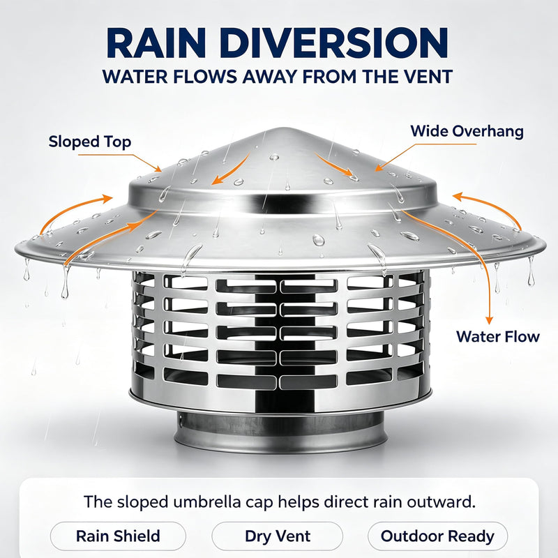 3 Inch Stainless Steel Chimney Cap