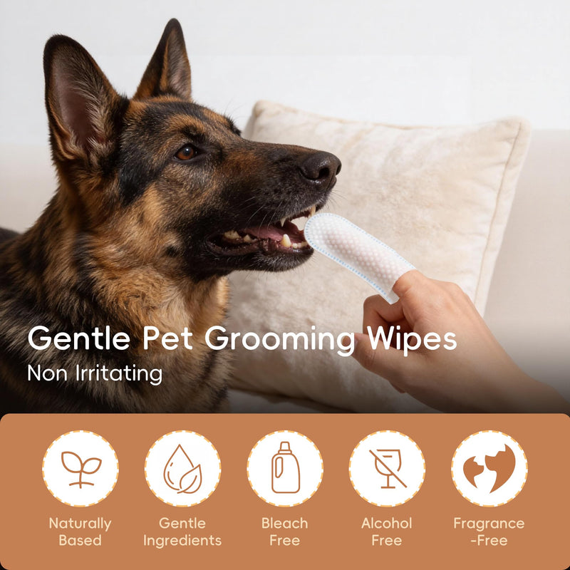 Dog Eye Wipes, 120 Count Cat Eyes Cleaning Wipes Gentle Pet Tear Stain Remover, Hypoallergenic Puppy Dogs Eye Wash Cleaner for Debris Discharge Mucus, Aloe Chamomile Pets Wipe Pads