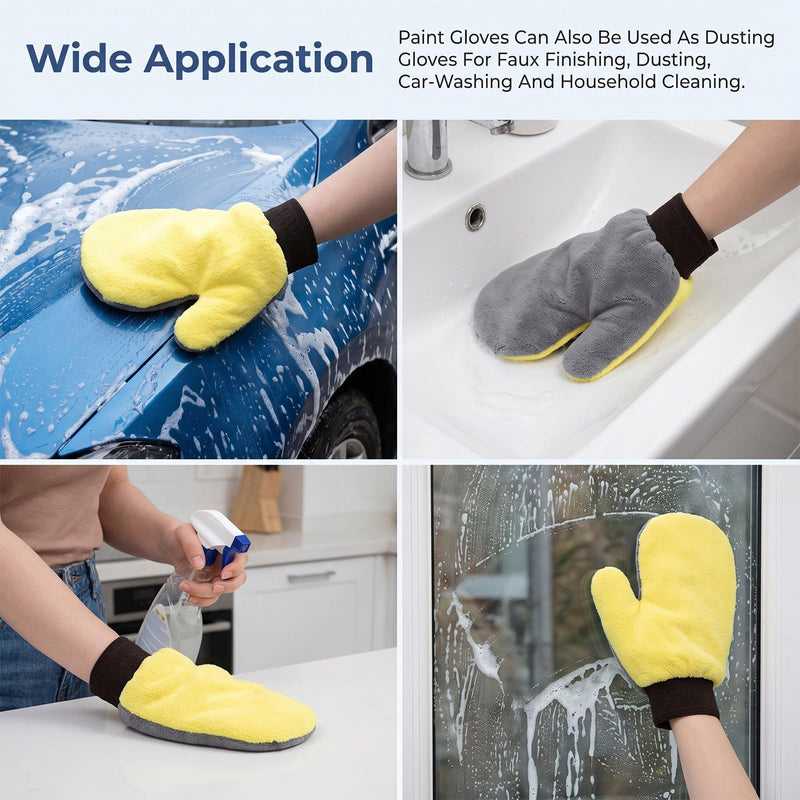 6 Pack Painting Gloves, Reusable Dusting Gloves