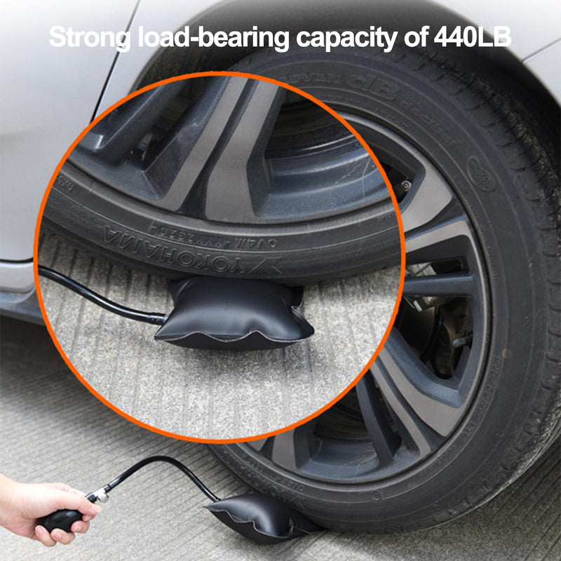 Air Wedge Bag, Air Wedge, Air Wedge Bag Pump, Professional Leveling Kit & Alignment Tool Inflatable Shim Bag, 440 LB Rating, 19.7In long hose, 1 Pack Large, 1 pack