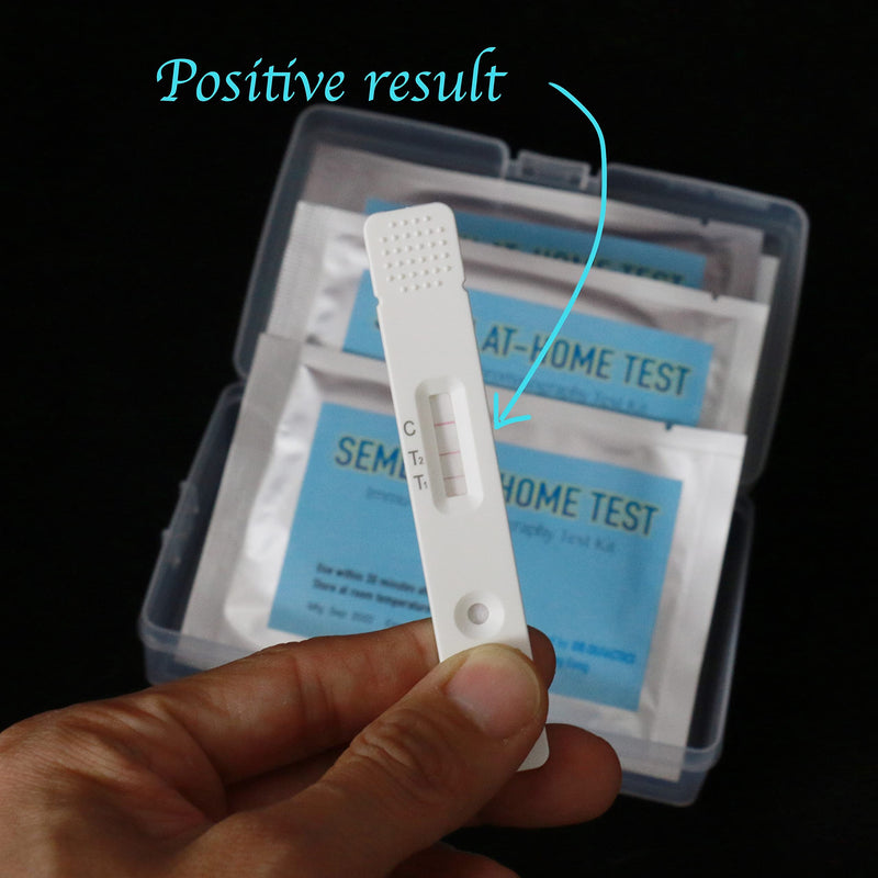 Semen Detection Test Strips (3 Packs) - 2025 QC Upgraded - Discreet Black Packaging -Forensic Professional Sensitive and Rapid- Infidelity Test Kit Check Spouse, Girlfriend, Partner.