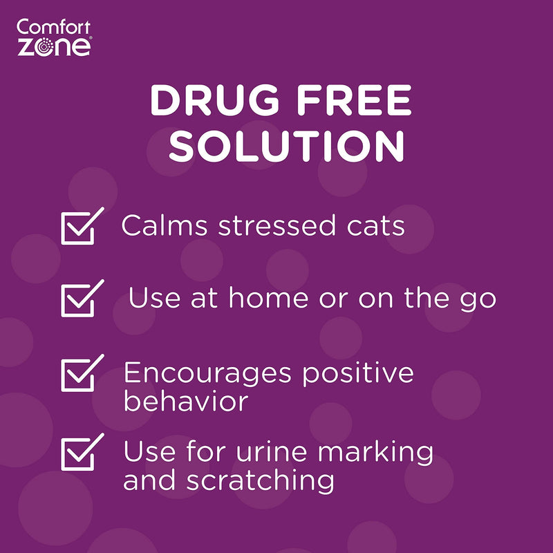 Comfort Zone 2 Pack Cat Calming Pheromone Collar for Cats | De-Stress Your Cat | Helps Cats Feel Safe, Happy, and Calm While Reducing Unwanted Behaviors - PawsPlanet Australia