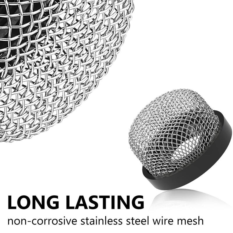 Saillong Stainless Steel Mesh Strainer ¾ Inch -14, Aerator Screen Strainer Stainless Mesh Compatible with Livewell Pump, MA-023 Screw on Strainer Industrial Plumbing Inline Strainers (2 Pcs) 2