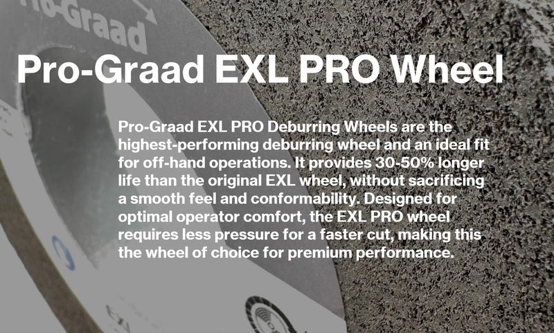 EXL PRO Convolute Deburring Polishing Wheel - 8" x 1" x 3" 9S Fine Silicon Carbide - Professional Grade - Metal Deburring, Finishing and Polishing Wheel - (1 Pack) 8" x 1" x 3"