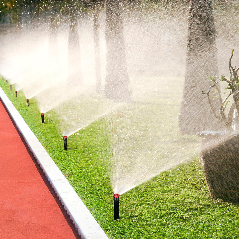 24 Pieces Variable Arc Nozzle, Replacement Pop-up Sprinkler Heads Compatible with Most of Adjustable Pop Up Sprinklers Spray Head for Garden Lawn Irrigation (8AN, 10AN, 12AN) 8AN, 10AN, 12AN