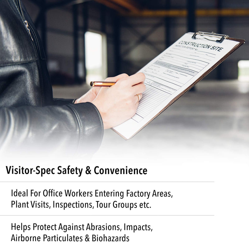 Uvex Ultra-Spec 2000 Visitor Specs Safety Glasses with Clear Ultra-Dura Anti-Scratch Lens Clear Anti-fog Standard