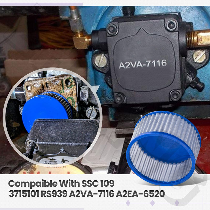 A2VA7116 A2EA6520 Strainer Kits Compaible with Suntec -Beckett Oil Burner, Includes Gaskets A2VA7116 A2EA6520 for SSC 109 3715101 RS939 A2VA-7116 A2EA-6520 A1VA-7112