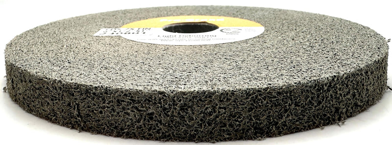 Light Deburring Wheel - 6" x 1/2" x 1" 7S Fine Grit - Silicon Carbide – Light Deburring, Finishing and Polishing Wheel – 01662 - Convolute - (1 Pack)