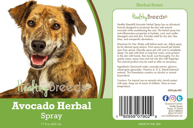 Healthy Breeds Plott Avocado Herbal Spray 17 oz