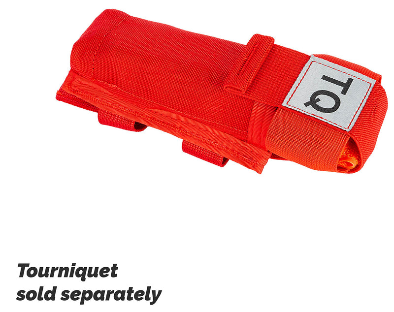 North American Rescue C-A-T Tourniquet Holder (Red) NAR CAT Gen 6, Gen 7 Tactical TQ Pouch MOLLE Connectors for Duty Belt, Gear, Vest (30-0128)