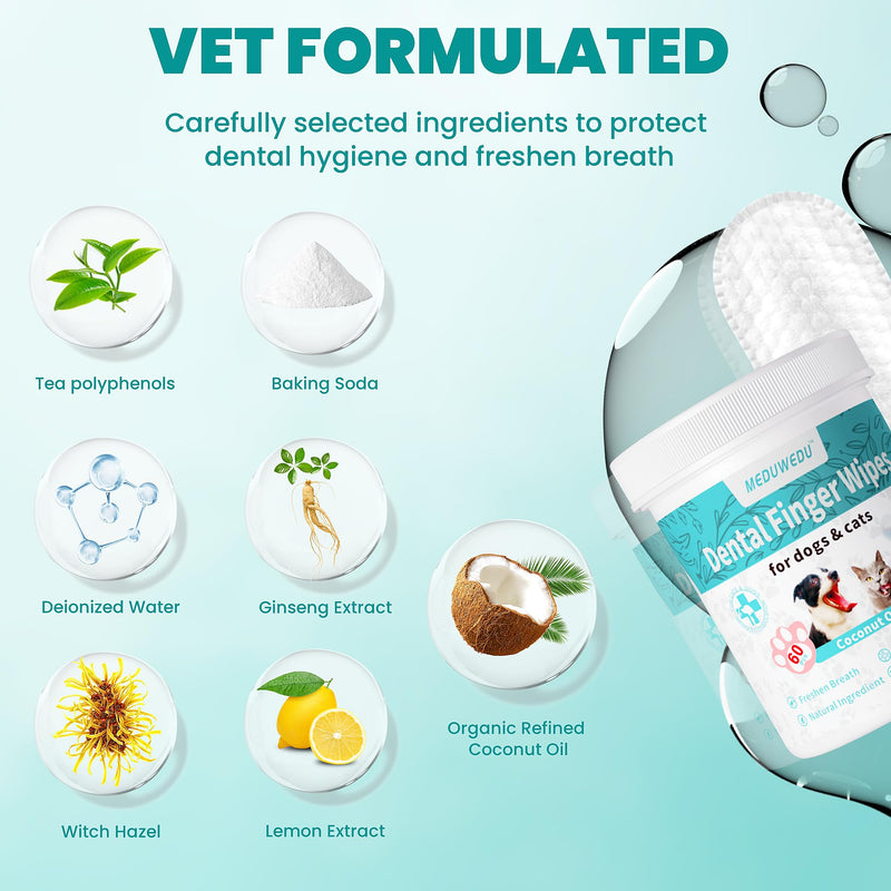 MEDUWEDU Fresh Care Duo – Dental & Eye Wipes with Coconut Scent