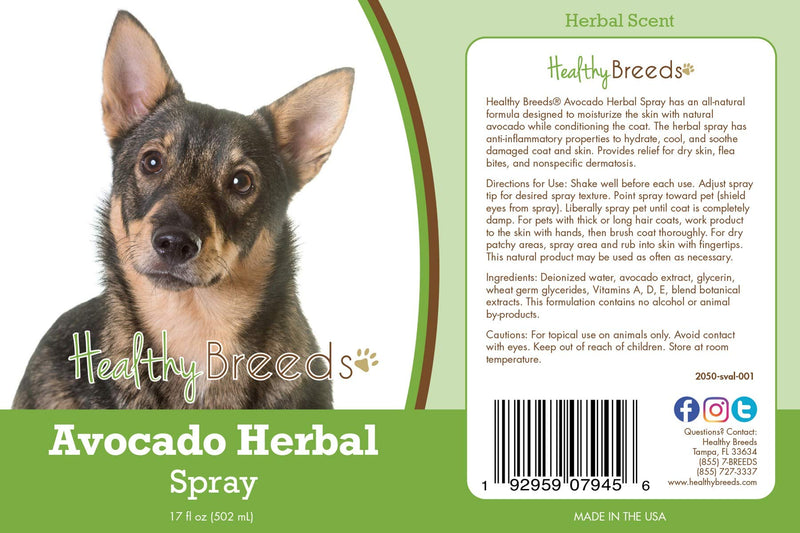 Healthy Breeds Swedish Vallhund Avocado Herbal Spray 17 oz