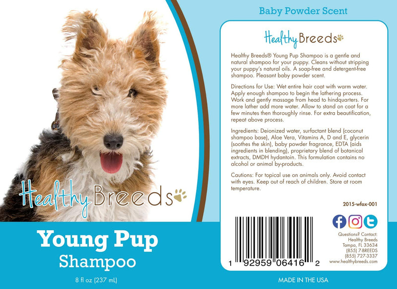 Healthy Breeds Wire Fox Terrier Young Pup Shampoo 8 oz - PawsPlanet Australia