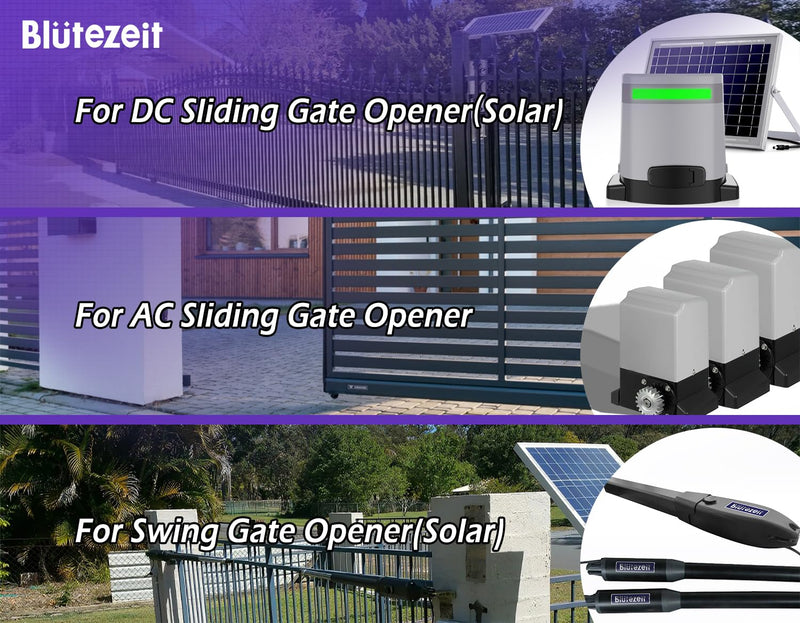 Blütezeit Vehicle Exit Sensor 2.4G Bluetooth, Driveway Gate Vehicle Exit Wand Detector Car Link USB for Sliding Gate Motor/Swing Gates/Garage Door Opener Access System Automatic Opening/Closing Sensor + 2pcs USB