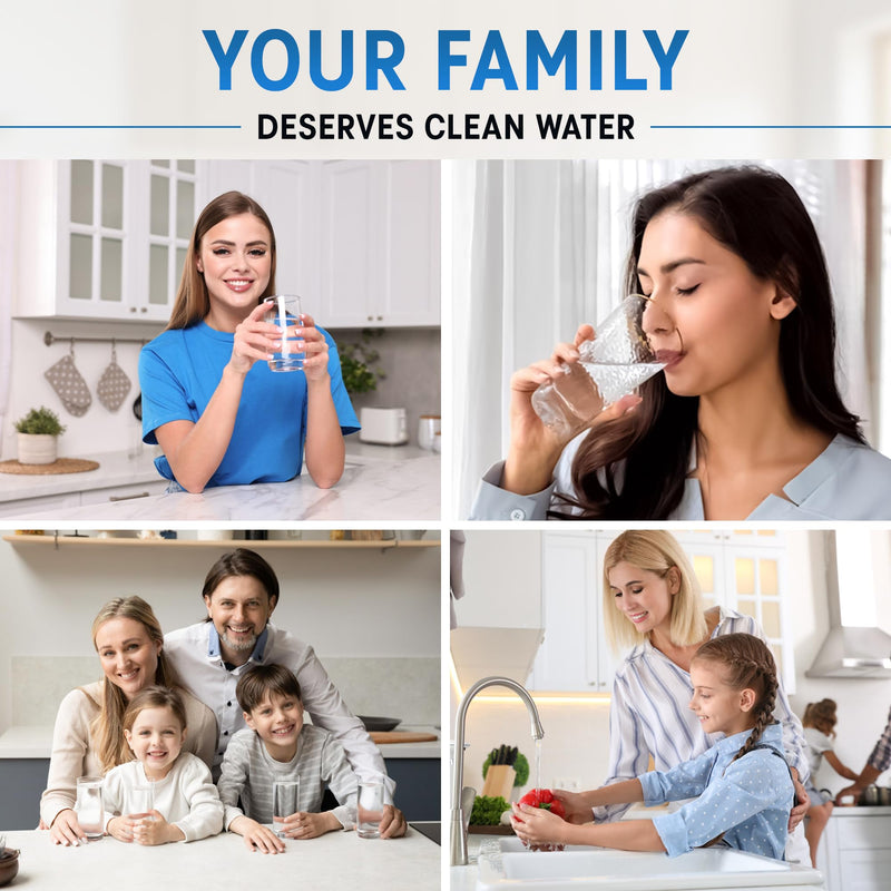 CFS – Sediment Replacement Water Filter Cartridges Compatible with GE GXWH01C, GXRV10ABL, GX1S01C, GXSV10C, GXSL03C, GX1S15C, FXWTC, FXUSC, FXWPC & FXWSC Models – 2.5" x 10" – 5 Micron (6 Pack) 6 Pack (Filter Cartridges)