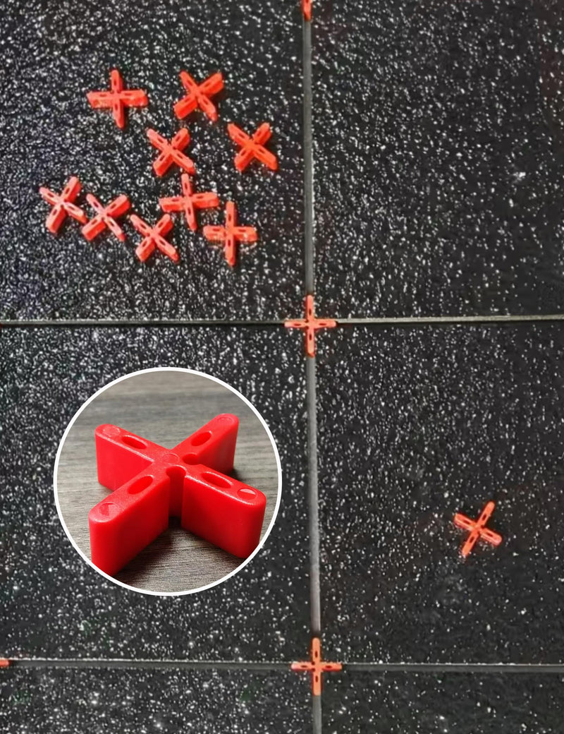 1/4 inch Width 5/8 inch Height Red Leveling Spacer Leveling Clips Outdoor Bricklaying Spacer Thick Slab Paver Garden Floor.