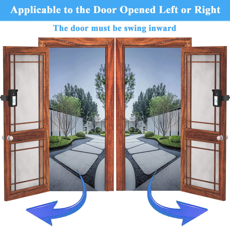 Anti-Theft Blink Doorbell Mount, No-Drill Mounting Bracket Cover for Video Doorbell, Anti-Theft Video Doorbell Mount Compatible with Most Video Doorbells, Fit for Home Apartments Office Businesses No Drill Needed