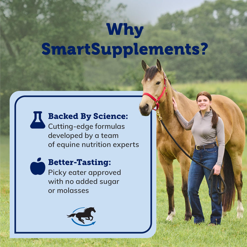 Uckele by SmartEquine Horse Biotin Powder | Hoof Supplement for Horses, Biotin for Horses Includes Zinc and Methionine | 18 oz Jar - PawsPlanet Australia