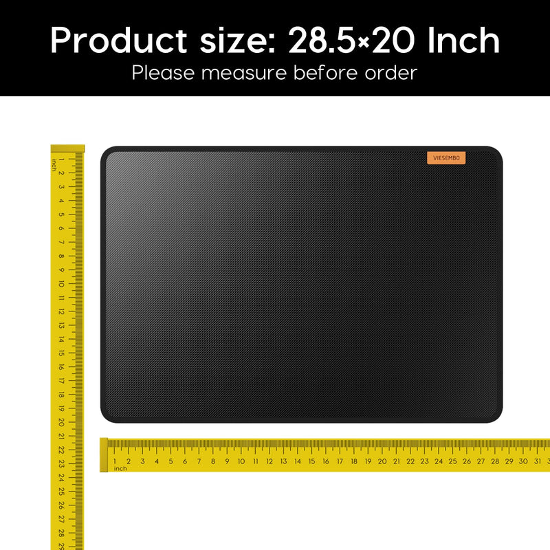 Fireproof Stove Cover, 28.5×20 Inches Electric Stove Top Cover, Heat Resistant GlassTop Stove Cover Protector, Kitchen Flat Stove Top Covers for Electric Stove Black