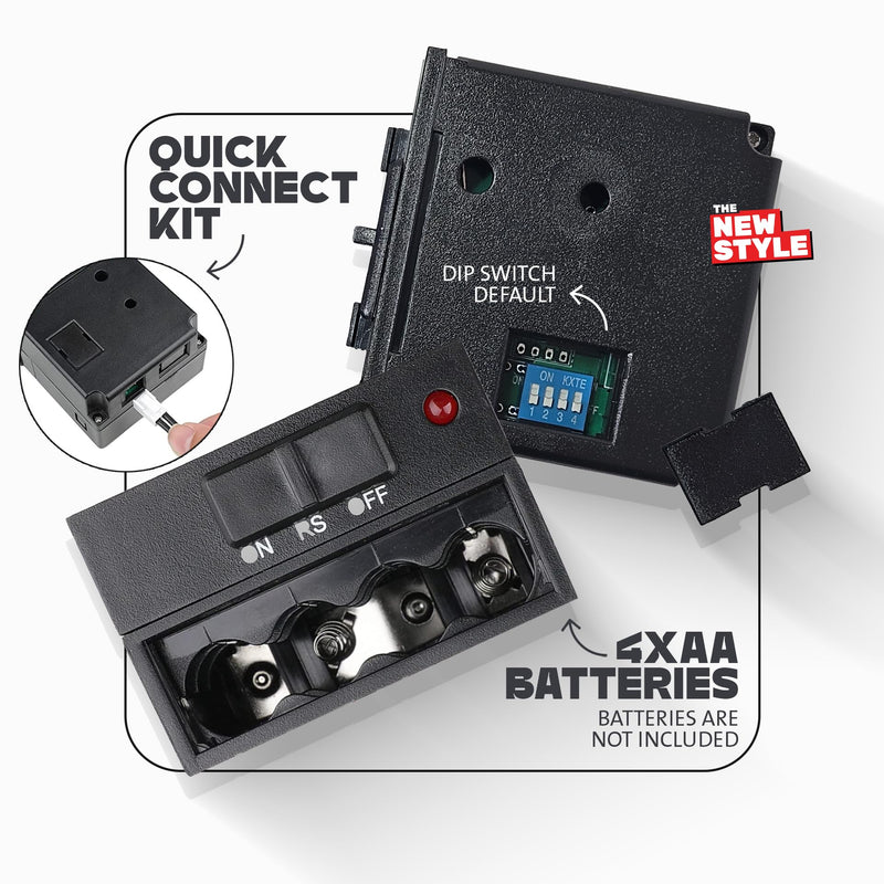 Fireplace Remote Control Kit RCST, On/Off Thermostat LCD Compatible with Ambient, Majestic, Monessen, Vermont Castings Gas Valve Fireplaces and Stoves