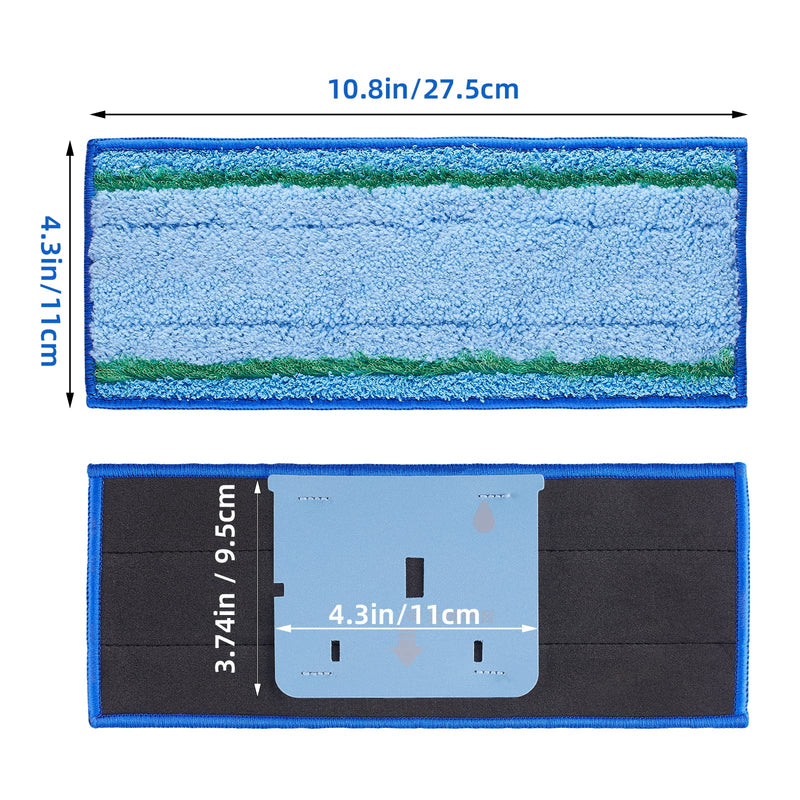 8 Pack Mop Pad for iRobot Braava Jet M6 Ultimate Robot Mop, Upgraded M6 Wet Mopping Pad, Washable Microfiber Replacement Cleaning Pad 8 Pack
