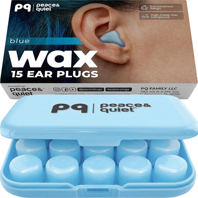 Waterproof Swimming EarPlugs for Adults, Soft Silicone Swim Earplugs, Ear Plugs for Surfing Diving Showering Snorkeling - Keep Water Out and Ear Protection Blue - NewNest Australia